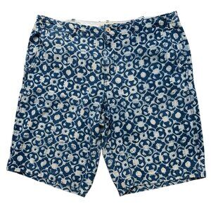 Denim & Supply Ralph Lauren Shorts Mens Size 36 Bermuda Geometric Blue